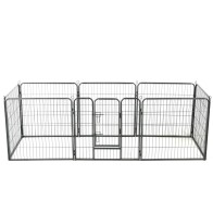 Dog Playpen 12 Panels Steel...