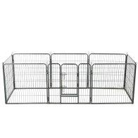 Dog Playpen 12 Panels Steel...
