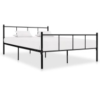 Bed Frame White Metal...