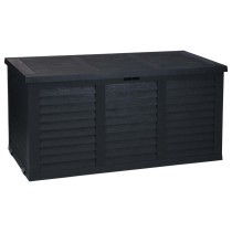 ProGarden Garden Storage Box with Wheel 300 L Dark Grey