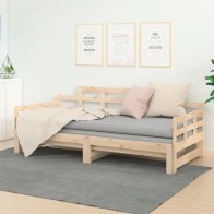 Pull-out Day Bed Grey Solid...