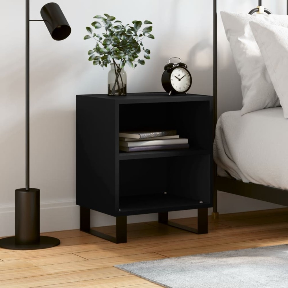 Bedside Cabinets 2 pcs White 40x30x50 cm Engineered Wood