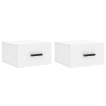 Wall-mounted Bedside Cabinets 2 pcs Brown Oak 35x35x20 cm