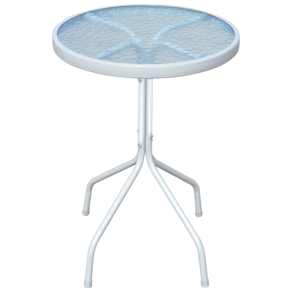 Bistro Table Grey 80x71 cm Steel