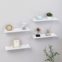 Wall Shelves 2 pcs Concrete Grey 40x9x3 cm