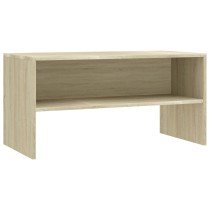 TV-Schrank Weiß Sonoma-Eiche 80x40x40 cm Holzwerkstoff