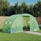 Greenhouse with Steel Frame Green 8 m  4x2x2 m