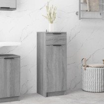 Bathroom Cabinet Brown Oak 32x34x90 cm Engineered Wood