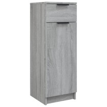 Bathroom Cabinet Brown Oak 32x34x90 cm Engineered Wood