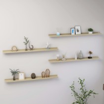 Wall Shelves 2 pcs Concrete Grey 40x9x3 cm