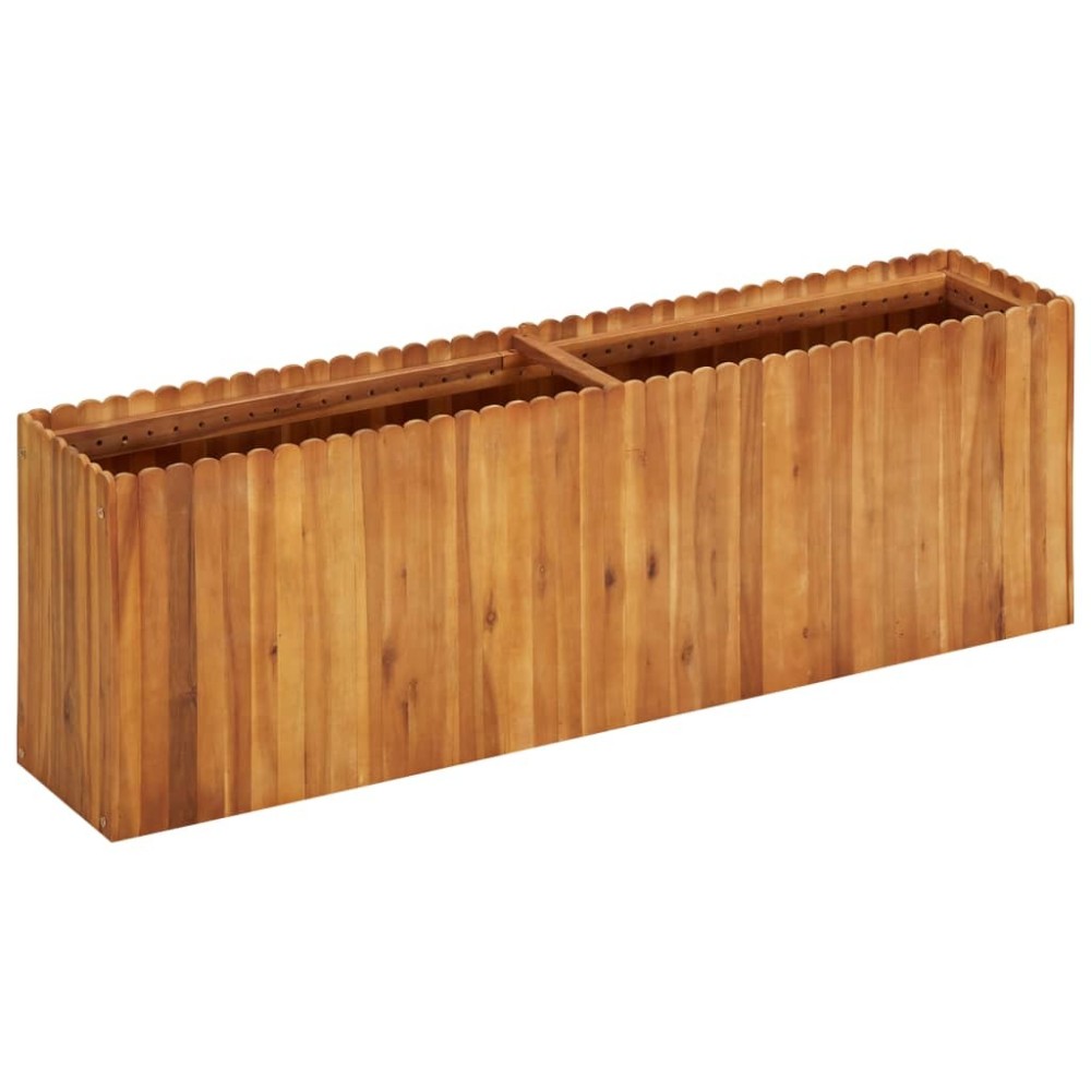 Garden Raised Bed 150x30x25 cm Solid Acacia Wood