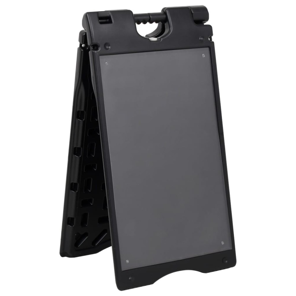 Kundenstopper Grau 45x7x84,5 cm HDPE