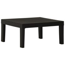 Garden Lounge Table Plastic White