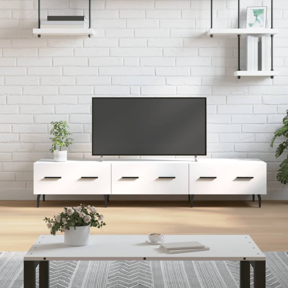 TV Cabinet Brown Oak 150x36x30 cm Engineered Wood