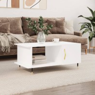 Coffee Table White 90x50x40...
