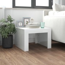 Coffee Table White 50x50x35 cm Engineered Wood