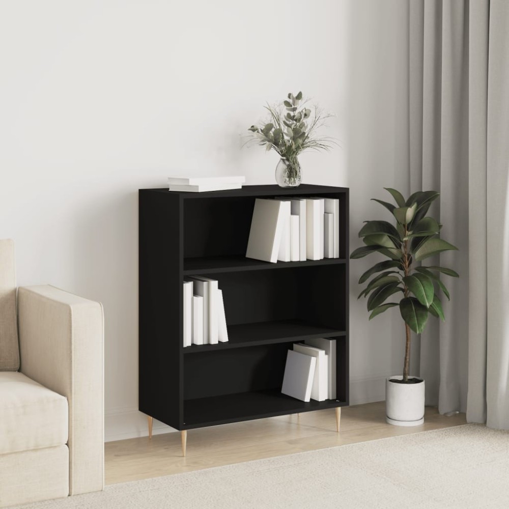 Bookcase Brown Oak 69.5x32.5x90 cm Engineered Wood