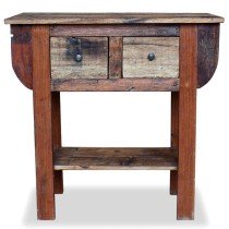 Console Table Solid Reclaimed Wood 80x35x80 cm