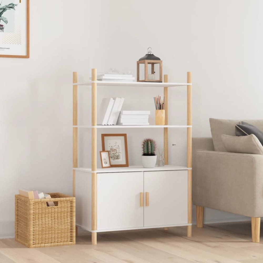 Highboard Black 80x40x121 cm Engineered Wood