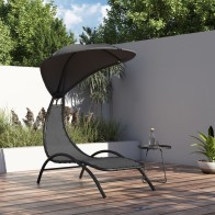 Sun Lounger with Canopy...