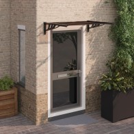 Door Canopy Black 358.5x90...