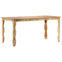 Dining Table 110x52x76 cm Solid Wood Reclaimed