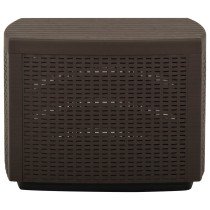 Garden Table Mocha 53x53x40 cm Plastic