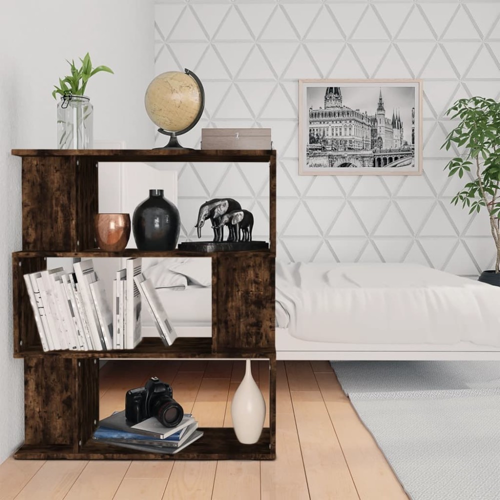 Bücherregal/Raumteiler Grau Sonoma 80x24x96 cm Holzwerkstoff