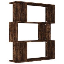 Bücherregal/Raumteiler Grau Sonoma 80x24x96 cm Holzwerkstoff