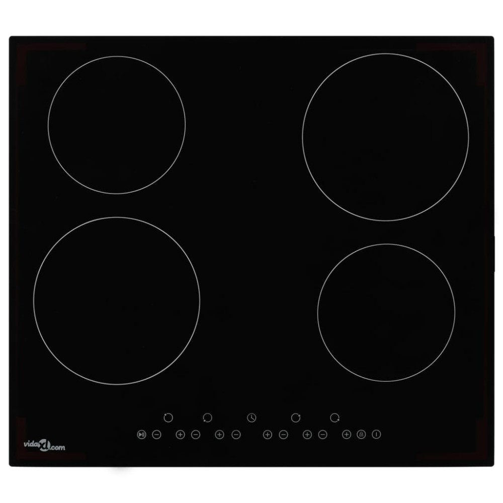 Ceramic Hob with 5 Burners Touch Control 90 cm 8500 W