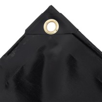 Tarpaulin 650 g/m  1.5x10 m Black