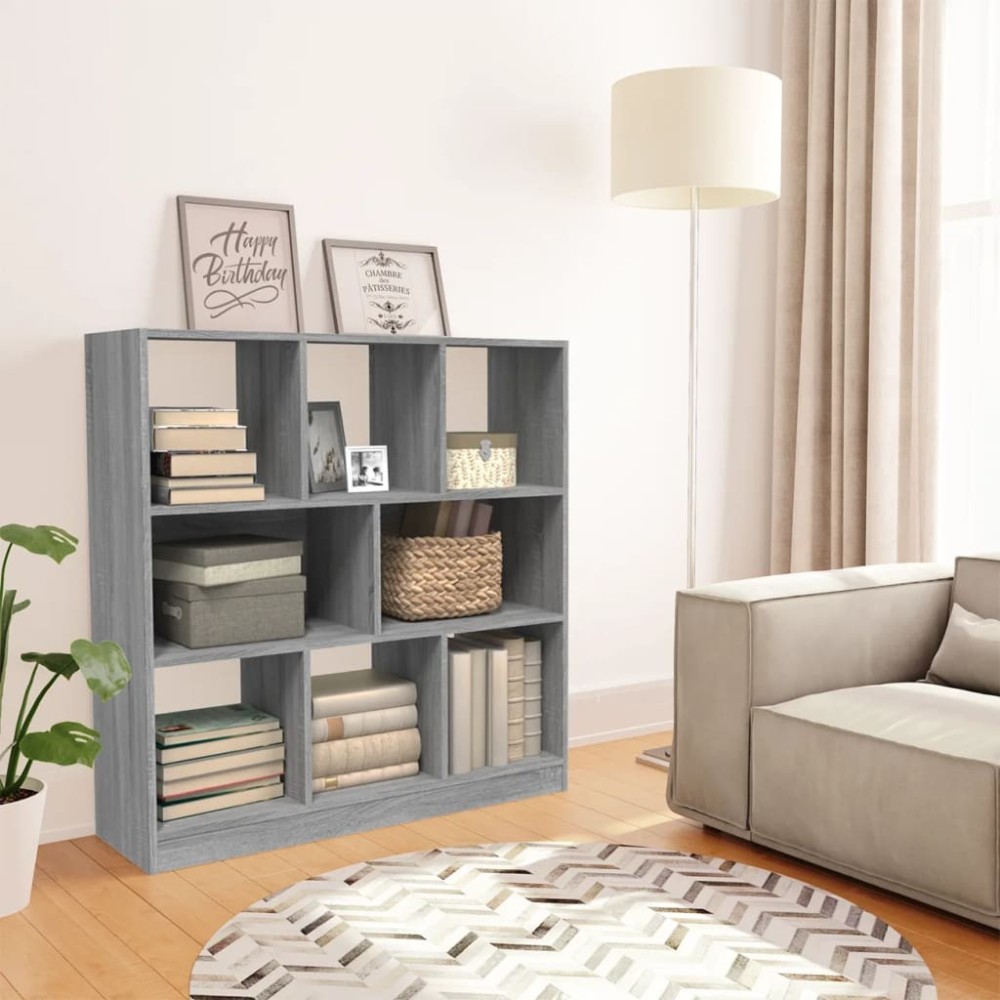 Bücherregal Braun Eichen-Optik 97,5x29,5x100 cm Holzwerkstoff