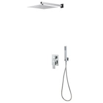 Shower System Stainless Steel 201 Black