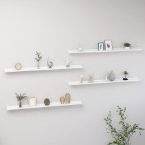 Wall Shelves 2 pcs Concrete Grey 40x9x3 cm