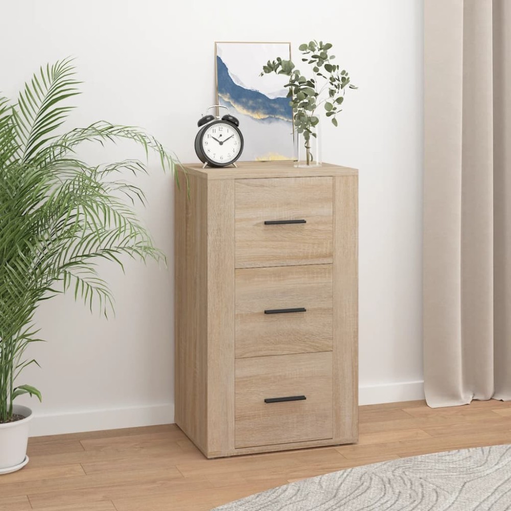 Sideboard Brown Oak 40x33x70 cm Engineered Wood