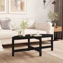 Coffee Table White 118x63x45 cm Solid Wood Pine
