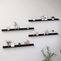 Wall Shelves 2 pcs Concrete Grey 40x9x3 cm