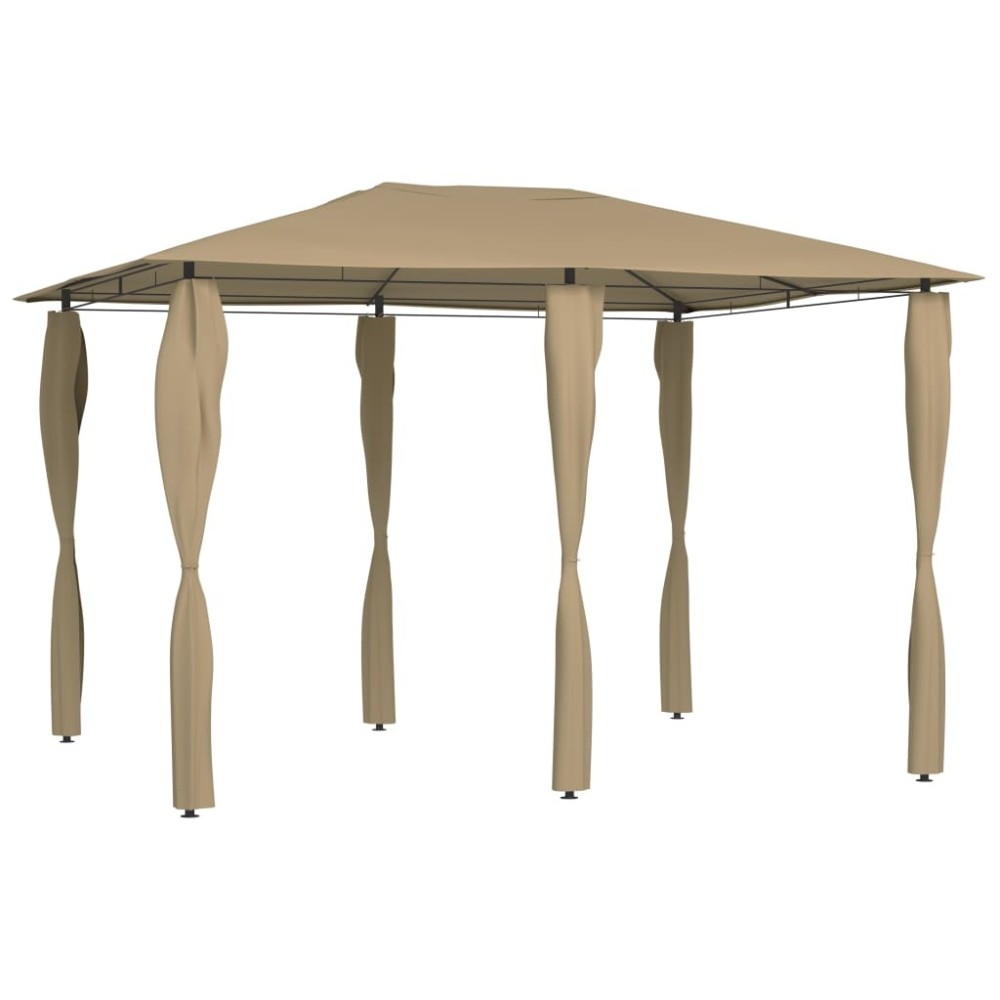 Pavillon 3x6x2,6 m Anthrazit 160 g/m²