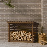 Firewood Rack Black...