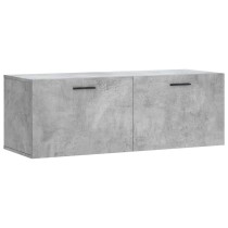 Wall Cabinet Smoked Oak 100x36.5x35 cm Engineered Wood