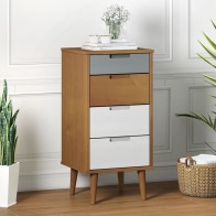 Drawer Cabinet MOLDE Brown...