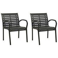 Garden Chairs 2 pcs Steel...