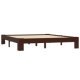 Bed Frame Dark Brown Solid Pine Wood 180x200 cm 6FT Super King
