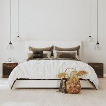 Bedside Cabinets 2 pcs with Drawer Grey Sonoma