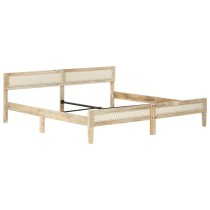 Bed Frame Solid Mango Wood 200 cm