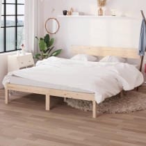 Bed Frame Solid Wood Pine...