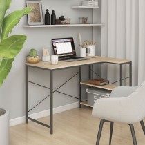 Computertisch Schwarz 110x72x70 cm Holzwerkstoff