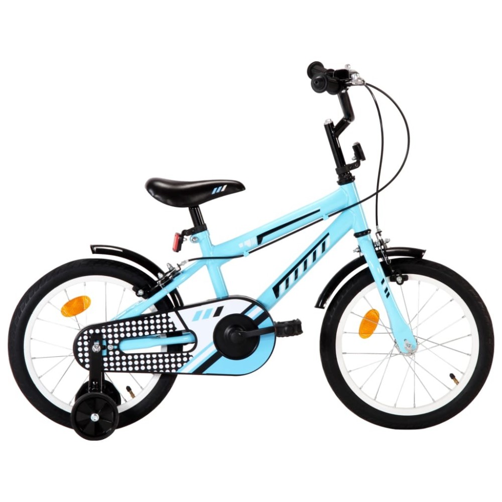 Kids Bike 12 inch Black and Blue