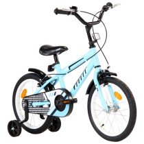 Kids Bike 12 inch Black and Blue