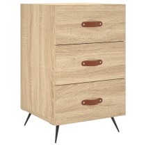 Bedside Cabinet Sonoma Oak 40x40x66 cm Engineered Wood